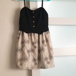 Blue Bird crinoline vest dress